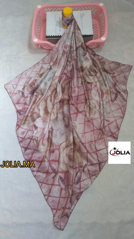 Foulard satin multi couleurs