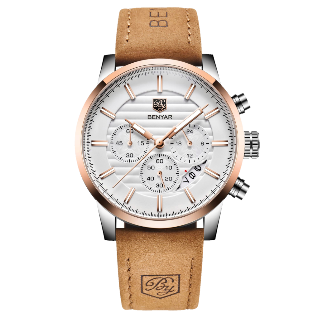 BY-5104 BENYAR montre homme cuir