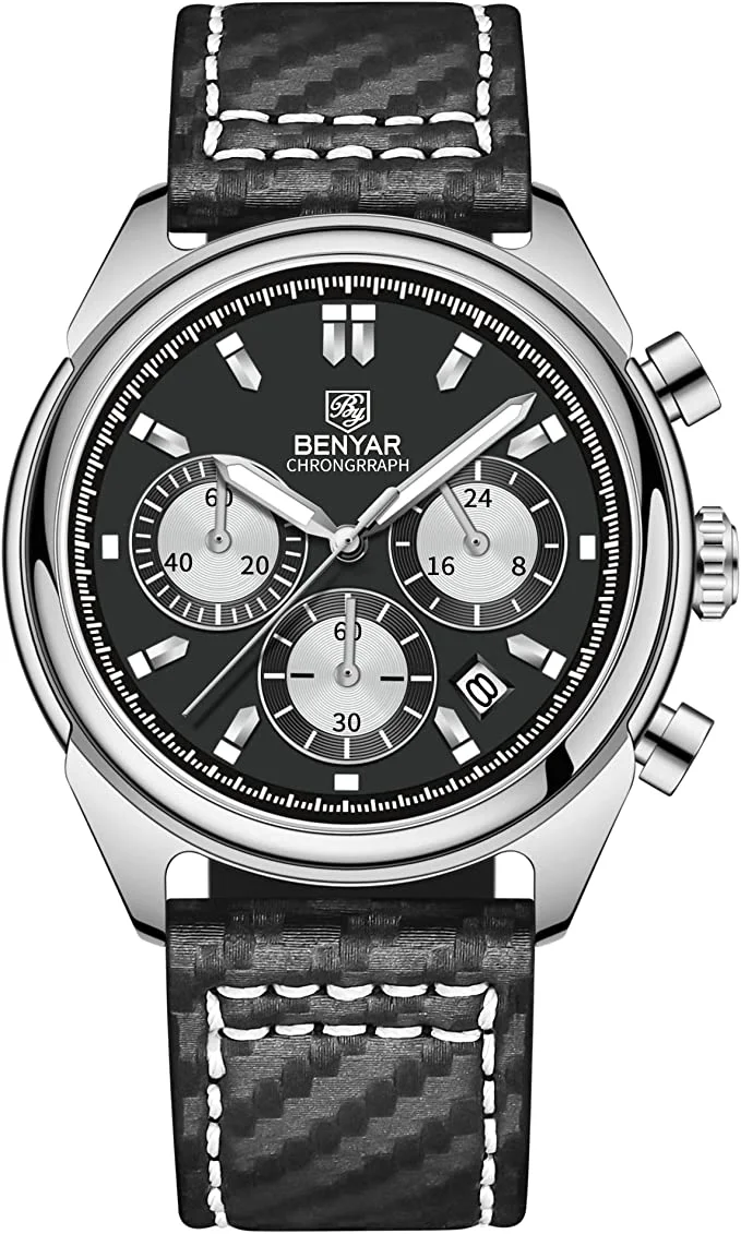 BY-5195 BENYAR CUIR montre homme