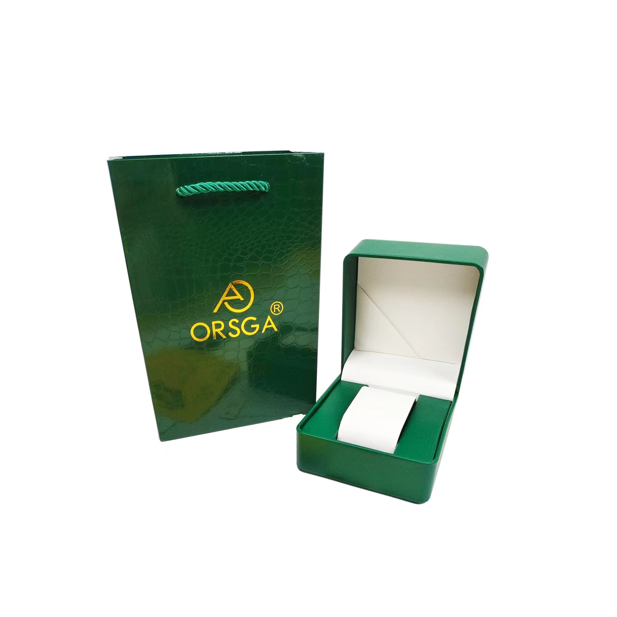 -Orsga montres Montre-bracelet analogique minimaliste en acier inoxydable-