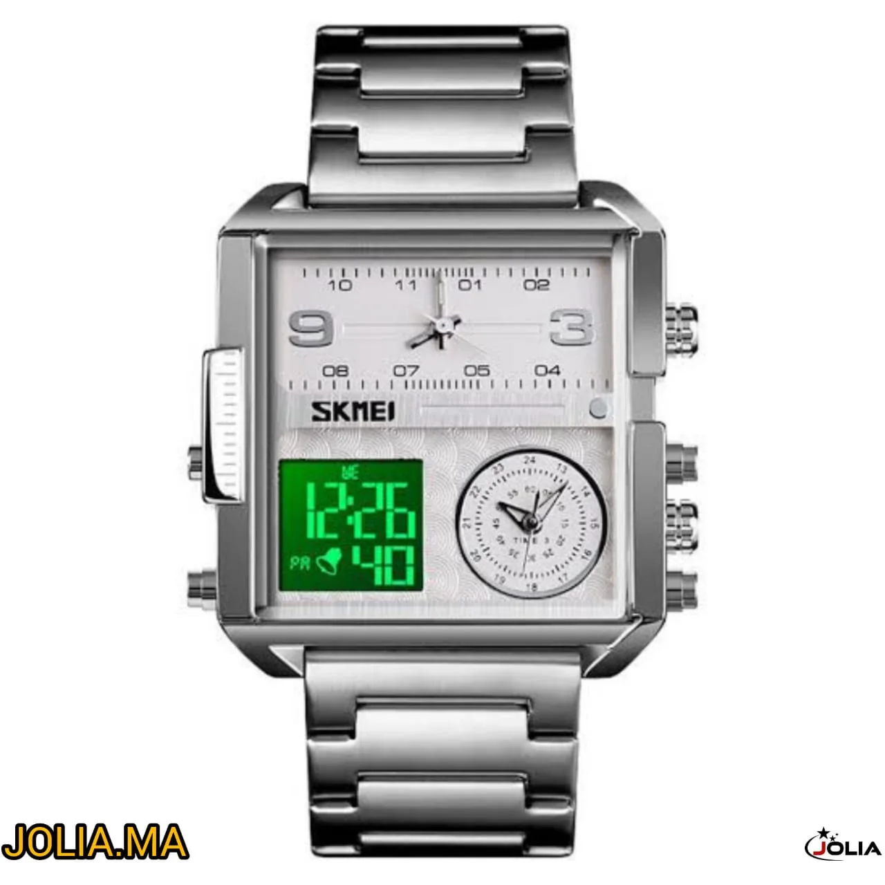 Skmei montre de luxe carée