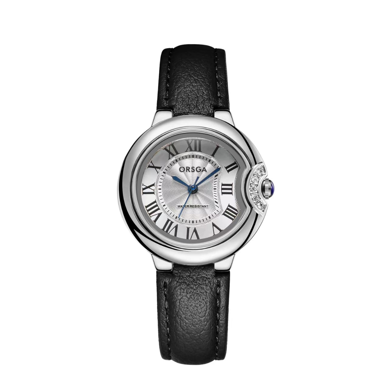 -Orsga montres Montre-bracelet analogique minimaliste en acier inoxydable-