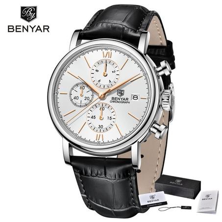 montre hommes en cuir by-5196