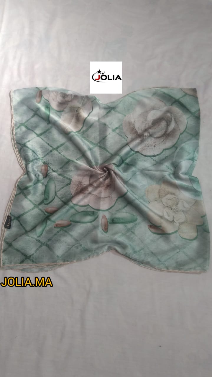 Foulard satin multi couleurs