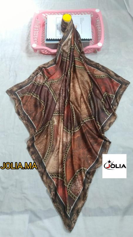 Foulard satin multi couleurs