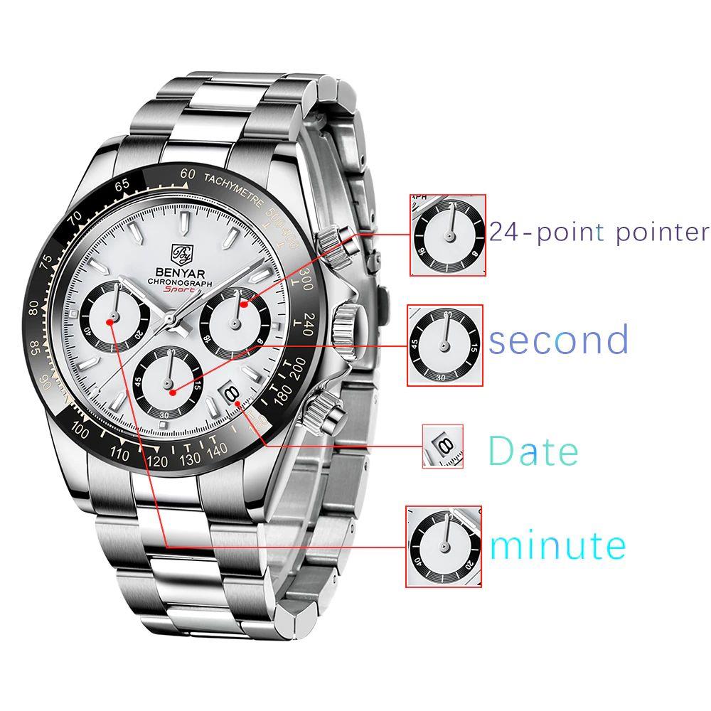 BY-5169 BENYAR montre de luxe pour homme