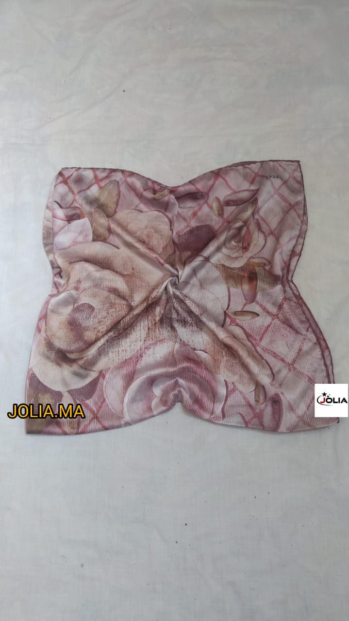 Foulard satin multi couleurs