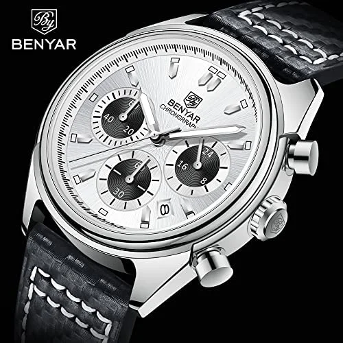 BY-5195 BENYAR CUIR montre homme