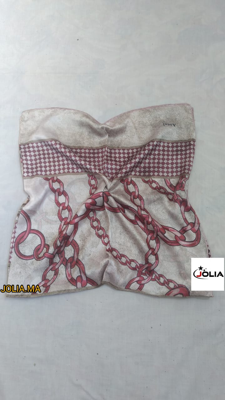 Foulard satin multi couleurs