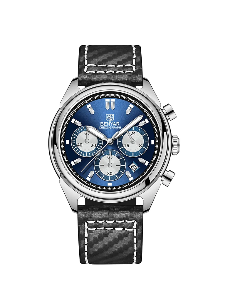 BY-5195 BENYAR CUIR montre homme