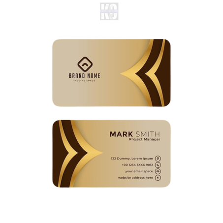 تصميم وطباعة بطاقات عمل احترافية