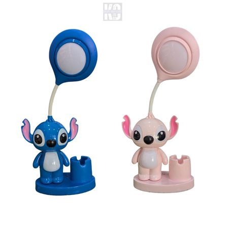 مصباح  وحامل أقلام مكتب "Stitch"