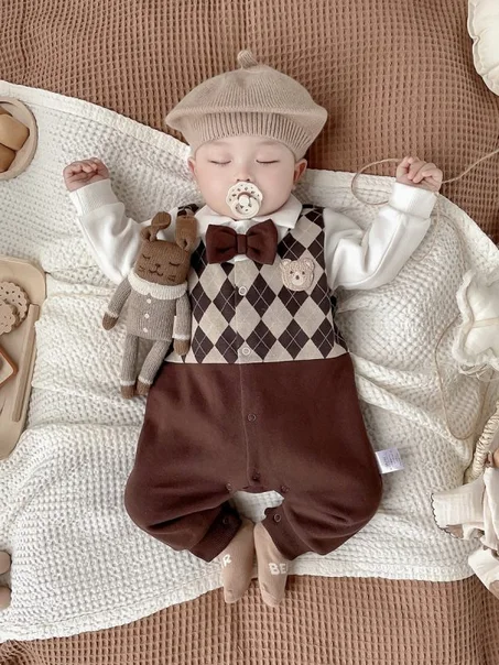 Combinaison Bébé Nœud Papillon