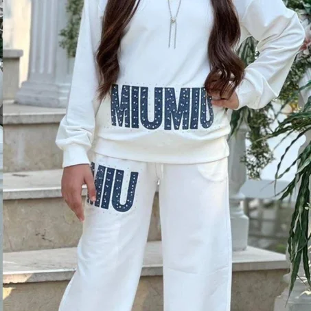 Ensemble 2 pcs miumiu blanc