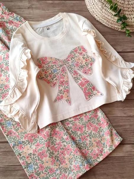 Ensemble pantalon afleur