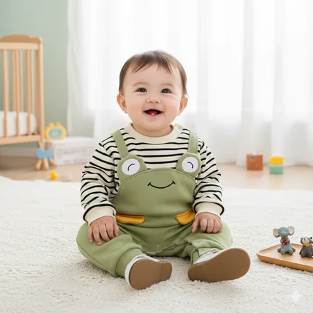 Salopette Grenouille Verte