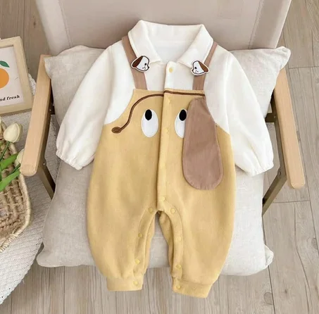 Combinaison toutou jaune