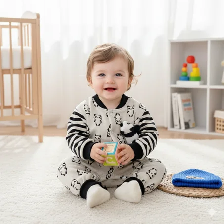 Combinaison panda doublè pour hiver