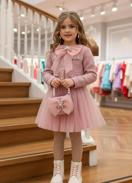 Magnifique ensemble rose