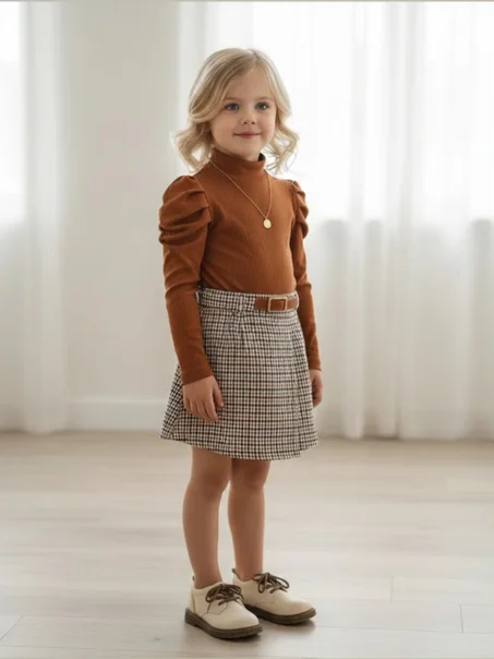 Ensemble 2pcs marron