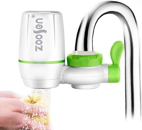 جهاز تنقية مياه الصنبور Zoosen الأصلي مع فيلتر من السيراميك قابل للتنطيف