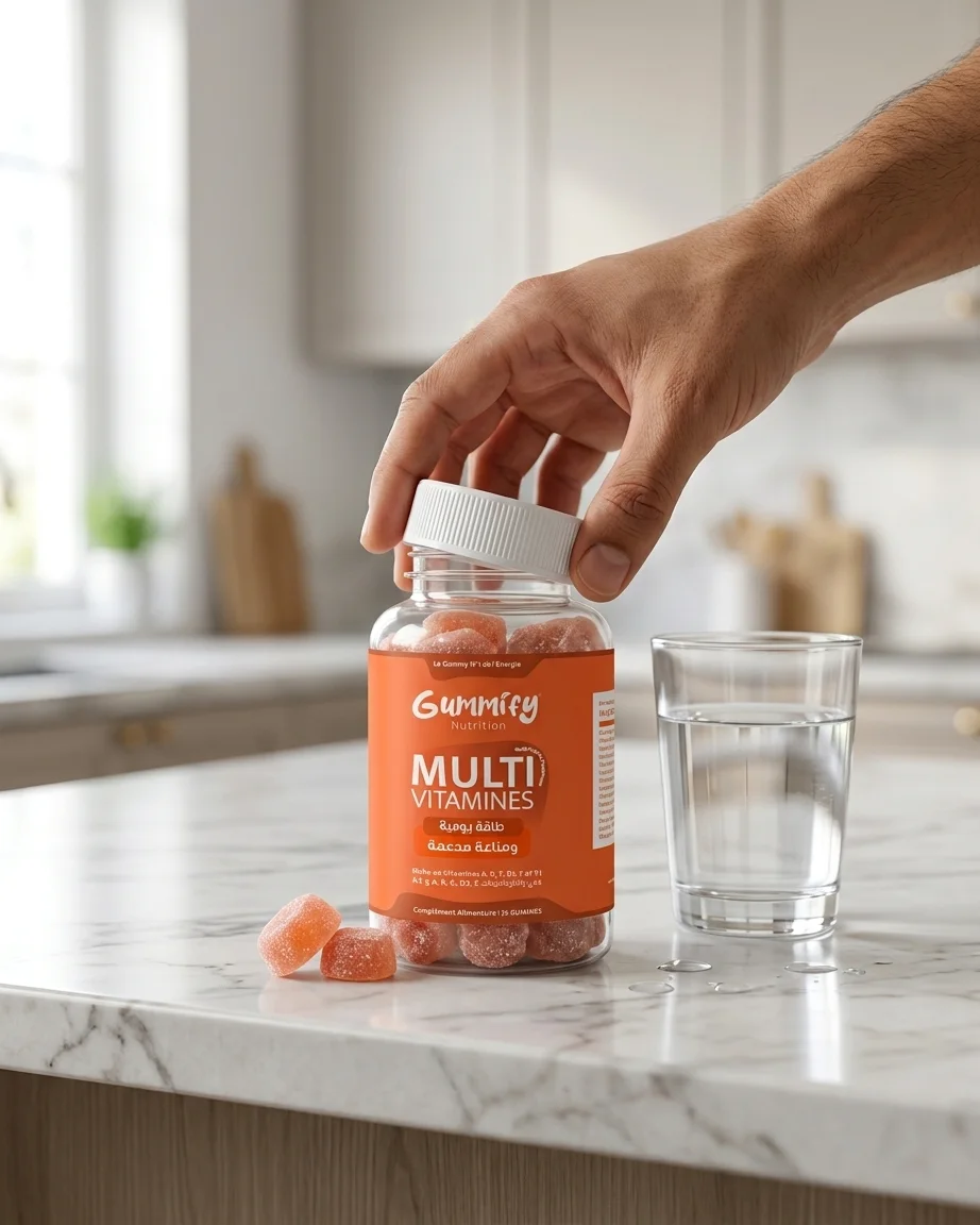 Gummies Multivitamine — Énergie Quotidienne & Immunité
