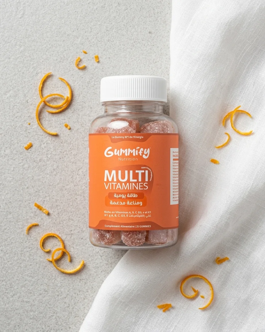 Gummies Multivitamine — Énergie Quotidienne & Immunité