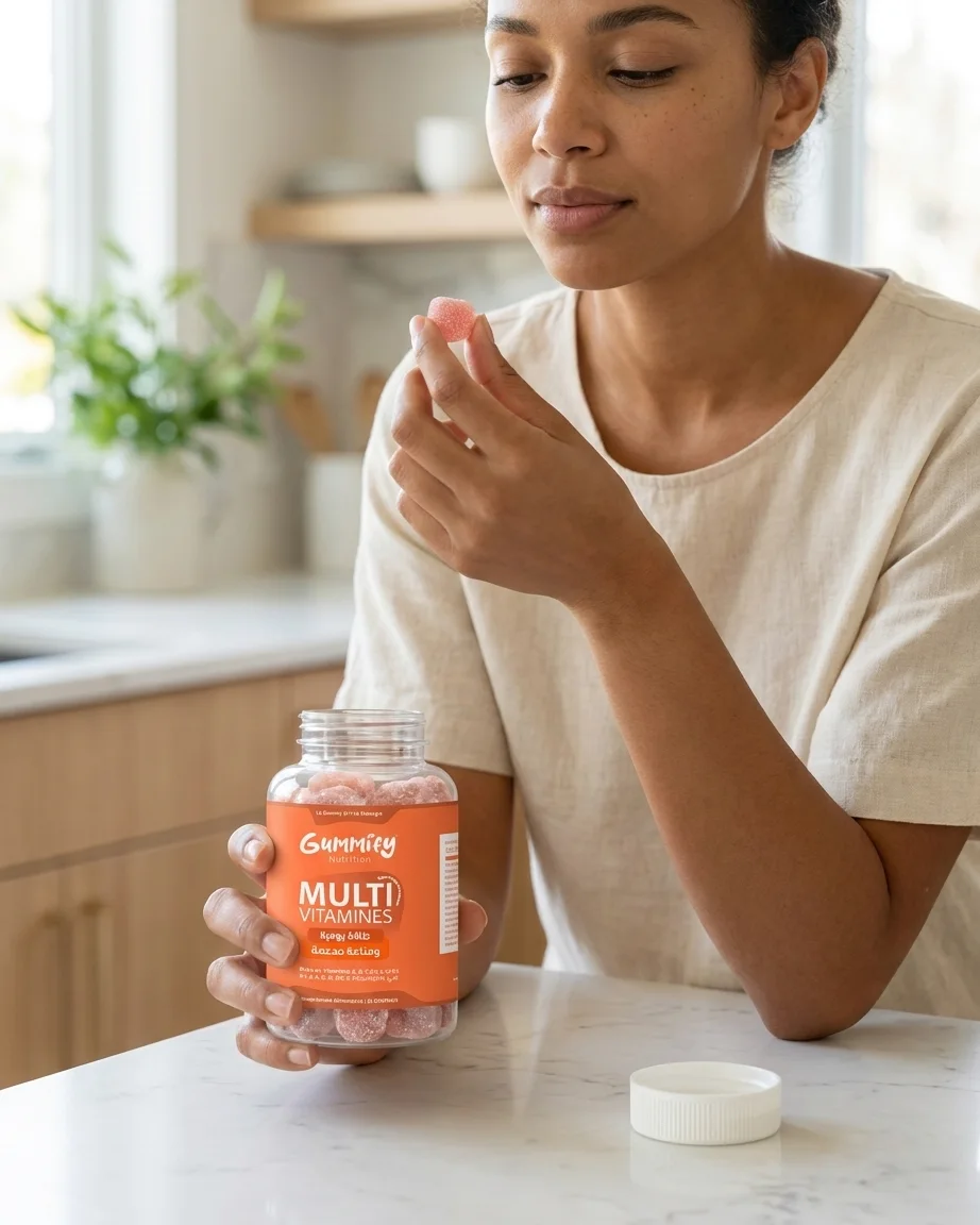 Gummies Multivitamine — Énergie Quotidienne & Immunité