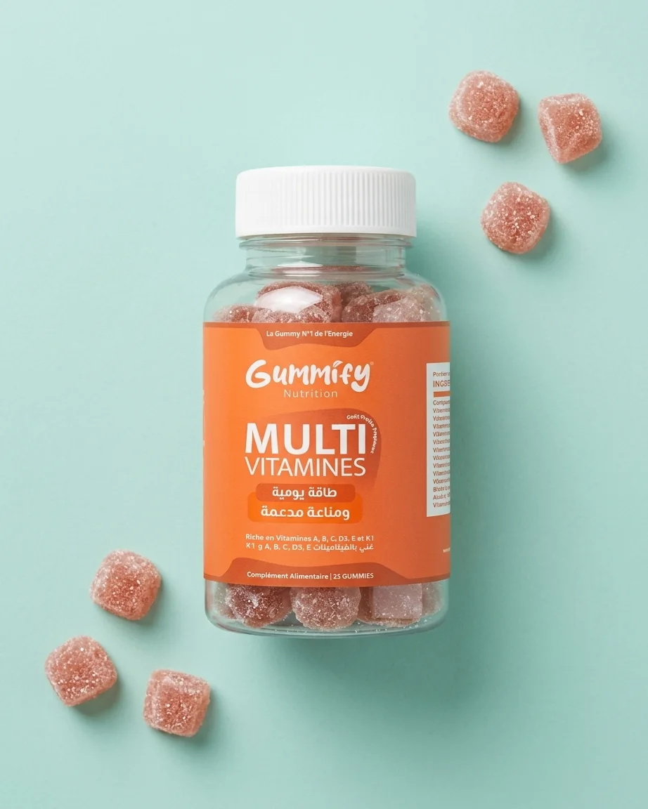 Gummies Multivitamine — Énergie Quotidienne & Immunité