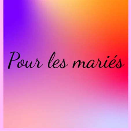 coussin pour les mariés