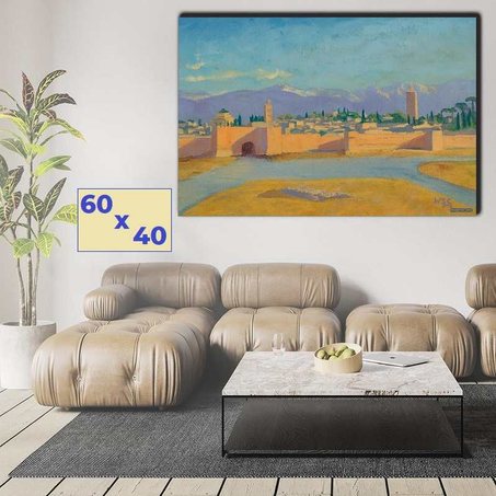 صومعة جامع الكتبية - ونستون تشرشل