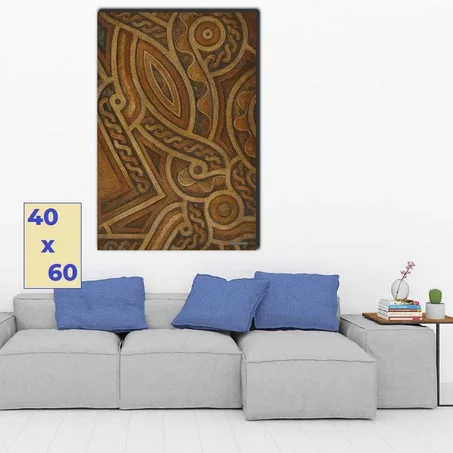 نقوش على الخشب من حضارة غابرة