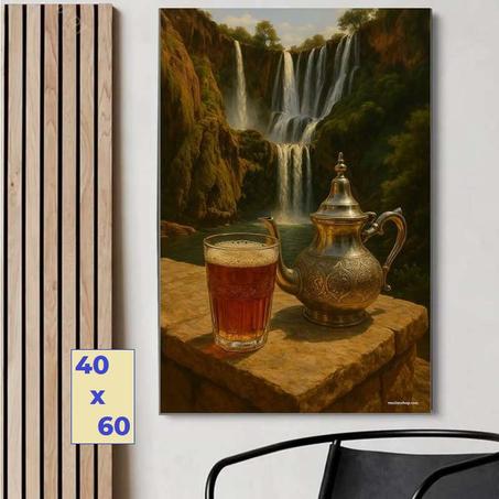 براد أتاي أمام أجمل شلالات المغرب