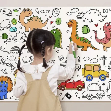 رول تلوين عملاق للأطفال 3 متر