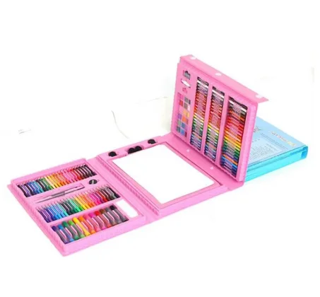 مجموعة الرسم السحرية للأطفال 🌈🎨 208 قطعة