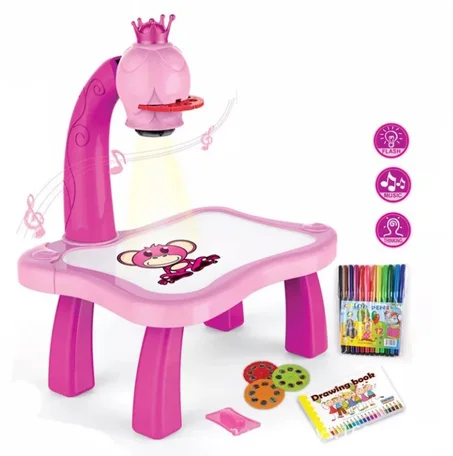 🎨 طاولة الرسم بالبروجكتور للأطفال – متعة التعلم والإبداع