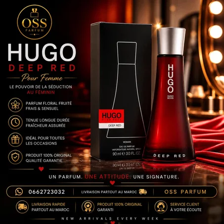 HUGO BOSS Deep Red  - 100% Original