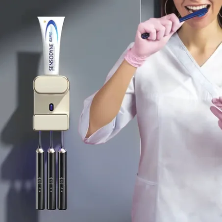 Automatic toothpaste dispenser