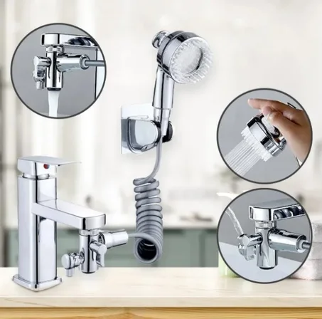 Shower Head Faucet Extender 3 in 1