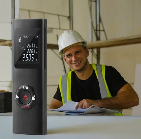 Laser rangefinder distance meter