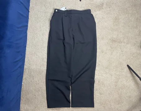 trouser baggy noir