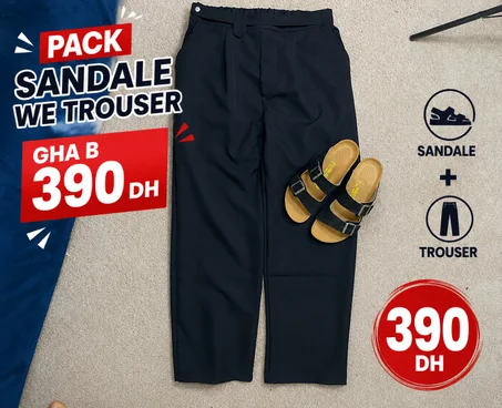 pack sandale w trouser