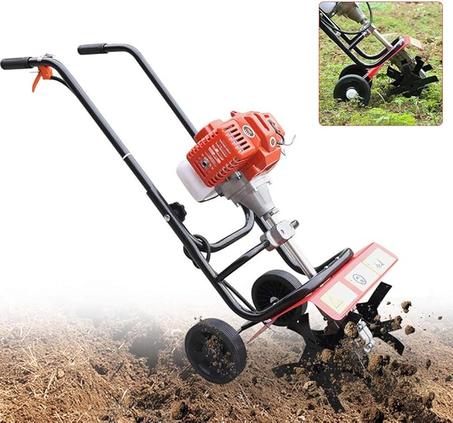 محراث التربة يعمل بالبنزين