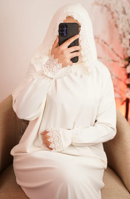 عباية كريب روزا