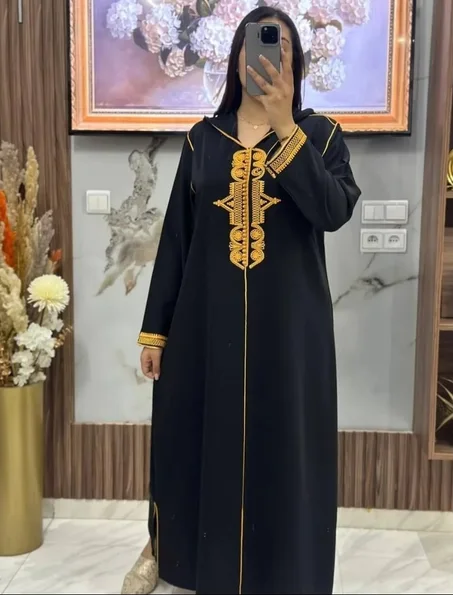 جلابة الطرزة المغربية الأصيلة