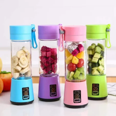 Mixeur portable 1er qualité خلاط محمول زجاج بأربع شفرات قابل للشحن بجودة ممتازة