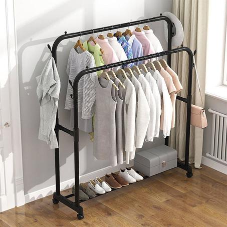😍3-in-1 Clothes HangerWith wheels Organized, Convenient35kg