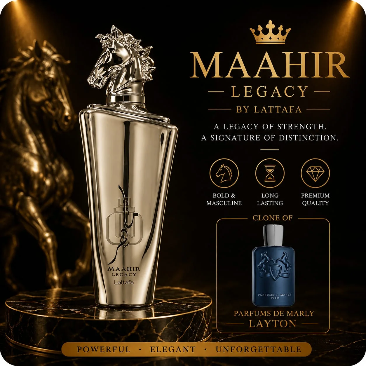 Maahir Legacy Lattafa Eau de Parfum Para Hombre