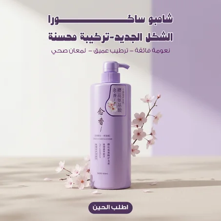 شامبو ساكورا الشكل الجديد - تركيبة محسنة