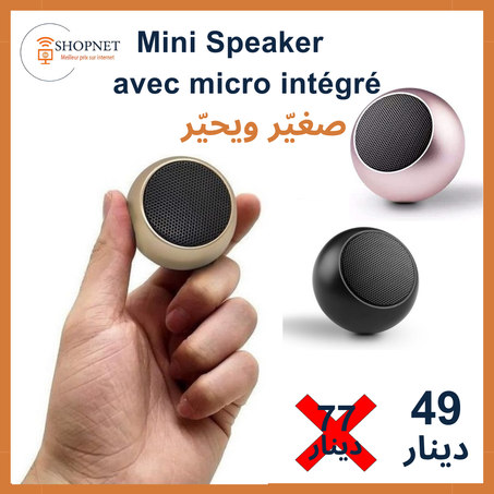 Mini Speaker avec micro intégré